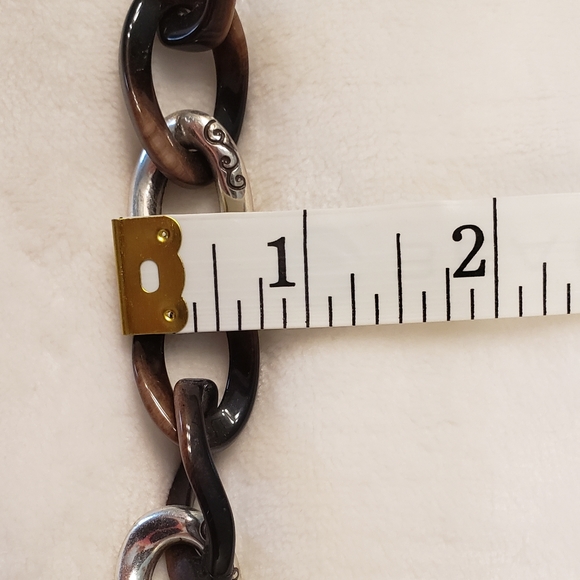 Gorgious Brighton Twisted Oval Link Necklace Multi - Picture 4 of 6